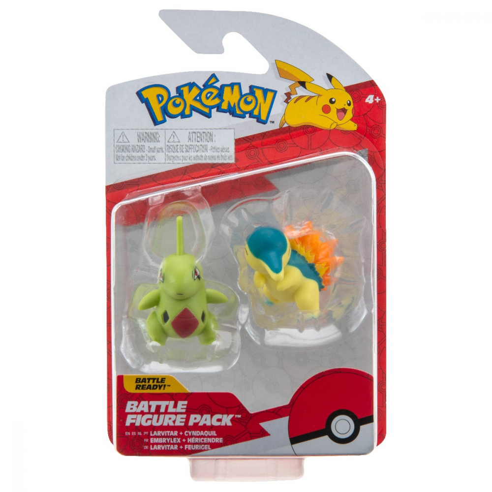 Pokemon - Set 2 figurine de actiune, (Cyndaquil & Larvitar) S10 varsta 3-5 ani ,5-7 ani ,7-9 ani ,9-12 ani ,12-14 ani ,14-18 ani ,18+, Baieti [1]