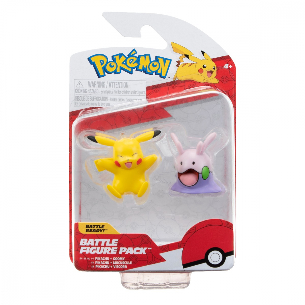 Pokemon - Set 2 figurine de actiune, (Goomy & Pikachu #11) S15 varsta 3-5 ani ,5-7 ani ,7-9 ani ,9-12 ani ,12-14 ani ,14-18 ani ,18+, Baieti [1]