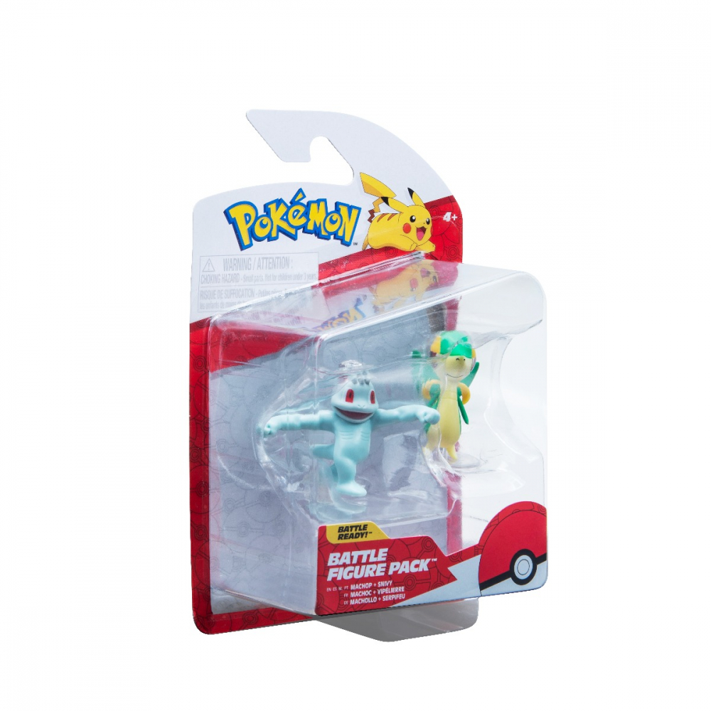 Pokemon - Set 2 figurine de actiune, (Machop & Snivy) S14 varsta 3-5 ani ,5-7 ani ,7-9 ani ,9-12 ani ,12-14 ani ,14-18 ani ,18+, Baieti [5]