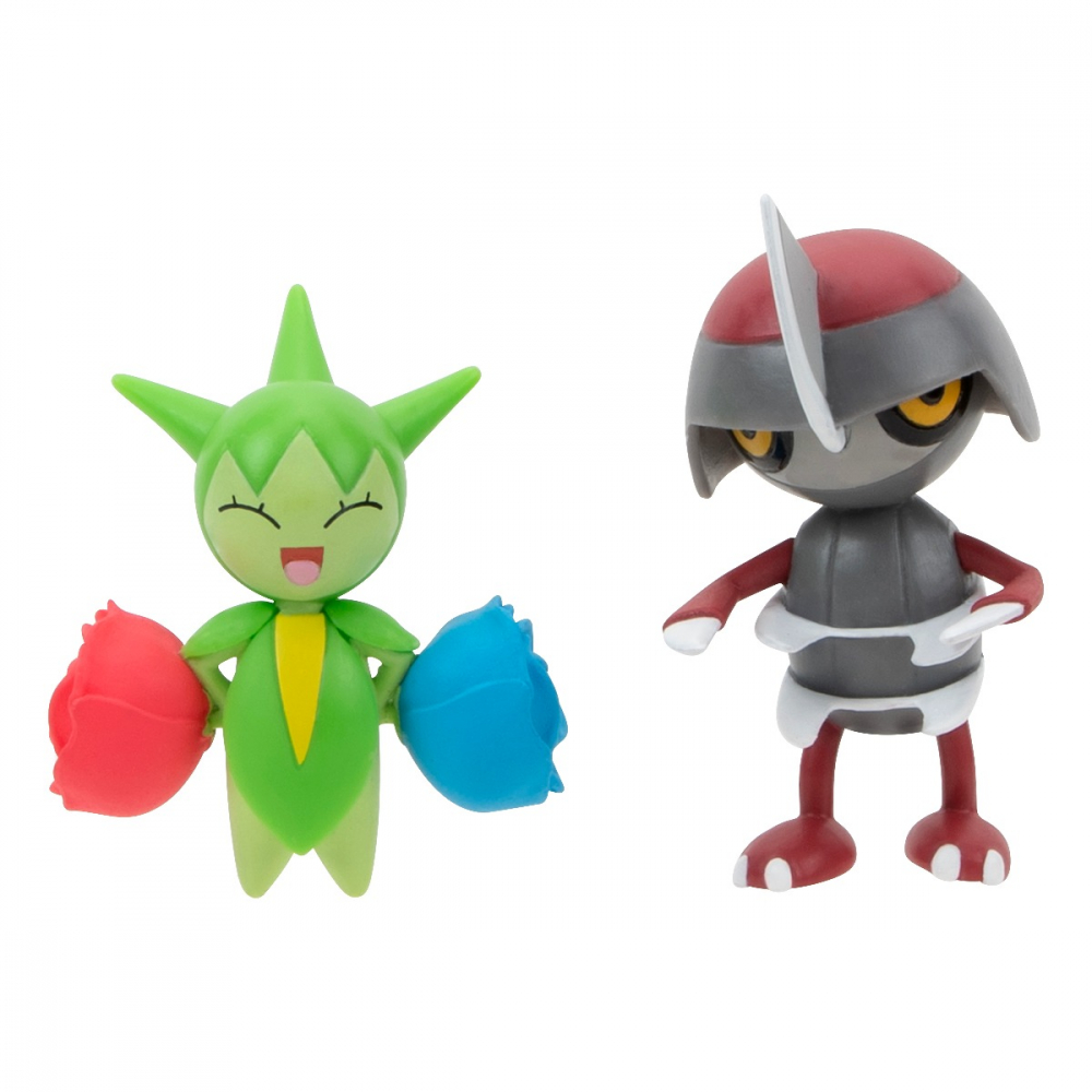 Pokemon - Set 2 figurine de actiune, (Pawniard & Roselia) S15 varsta 3-5 ani ,5-7 ani ,7-9 ani ,9-12 ani ,12-14 ani ,14-18 ani ,18+, Baieti [2]