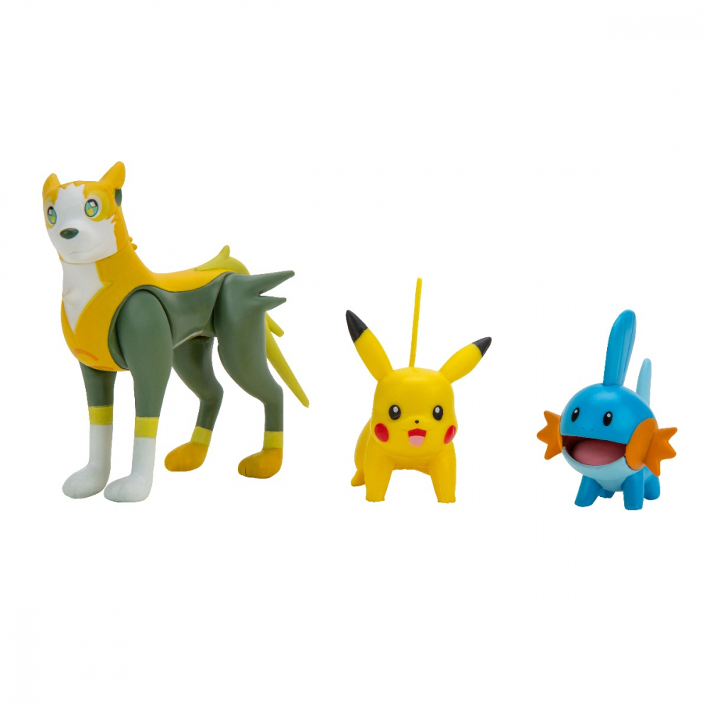 Pokemon - Set 3 figurine de actiune, (Mudkip & Pikachu & Boltund) S12 varsta 3-5 ani ,5-7 ani ,7-9 ani ,9-12 ani ,12-14 ani ,14-18 ani ,18+, Baieti [2]