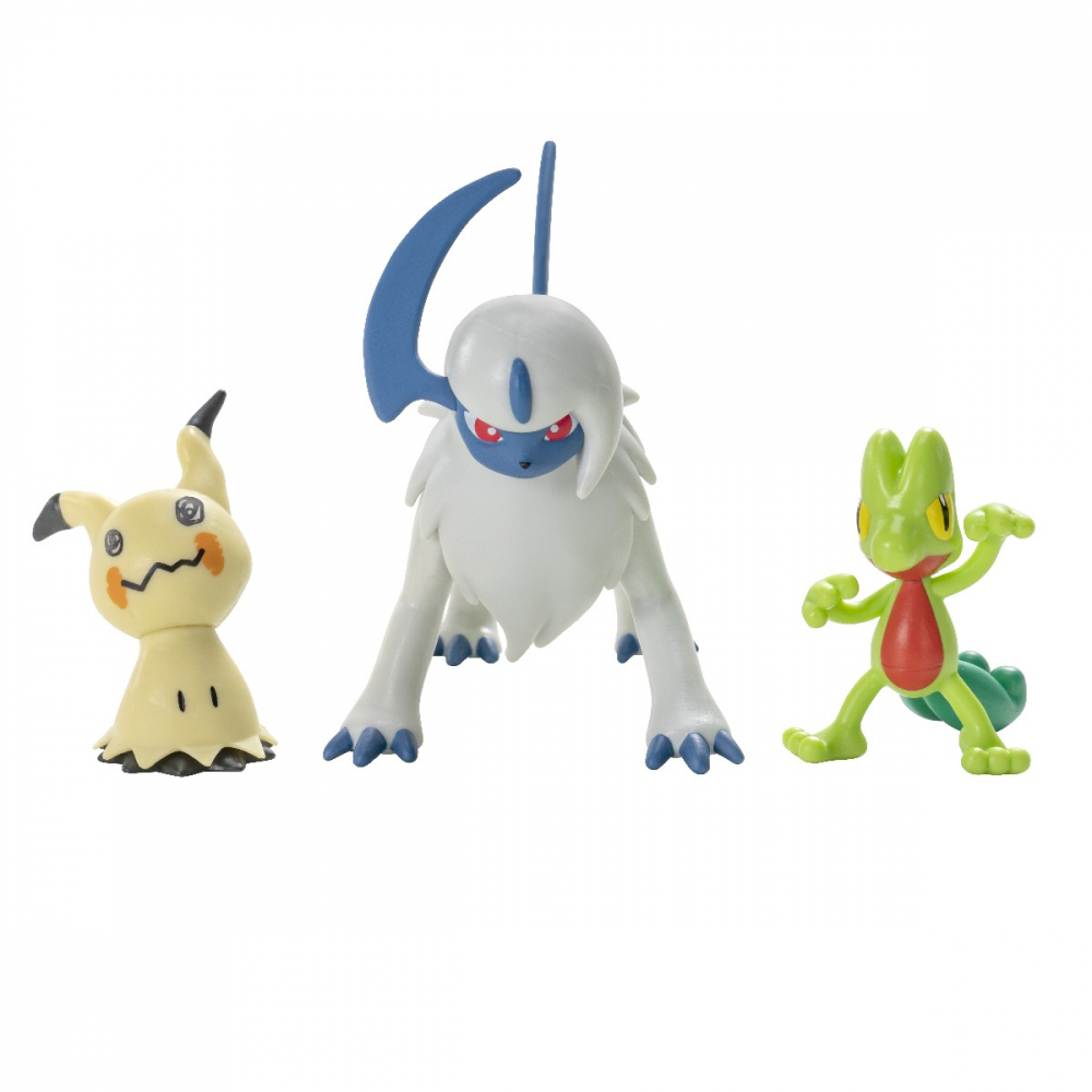 Pokemon - Set 3 figurine de actiune, (Treecko & Mimikyu & Absol) S12 varsta 3-5 ani ,5-7 ani ,7-9 ani ,9-12 ani ,12-14 ani ,14-18 ani ,18+, Baieti [2]