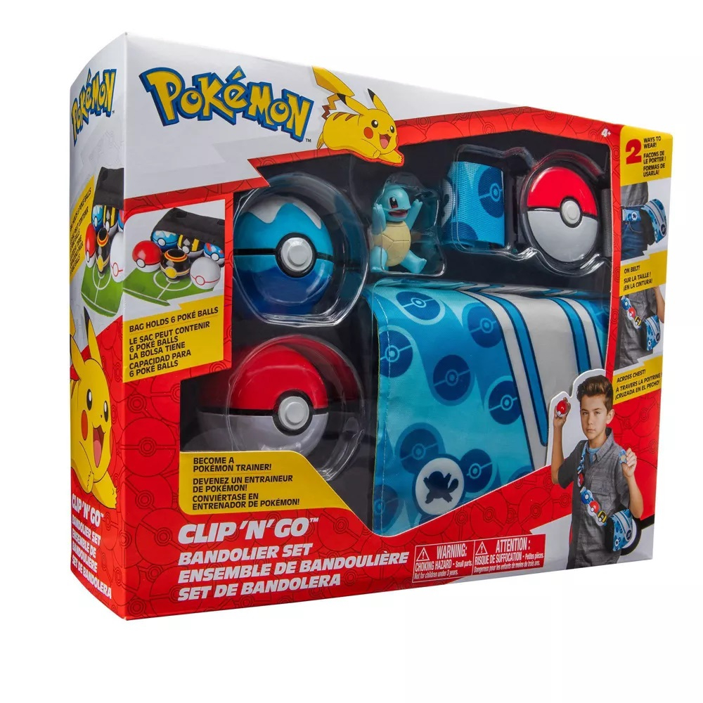 Pokemon - Set Bandoliera, (Poke Ball, Dive Ball & Squirtle) S3 varsta 3-5 ani ,5-7 ani ,7-9 ani ,9-12 ani ,12-14 ani ,14-18 ani ,18+, Baieti [1]