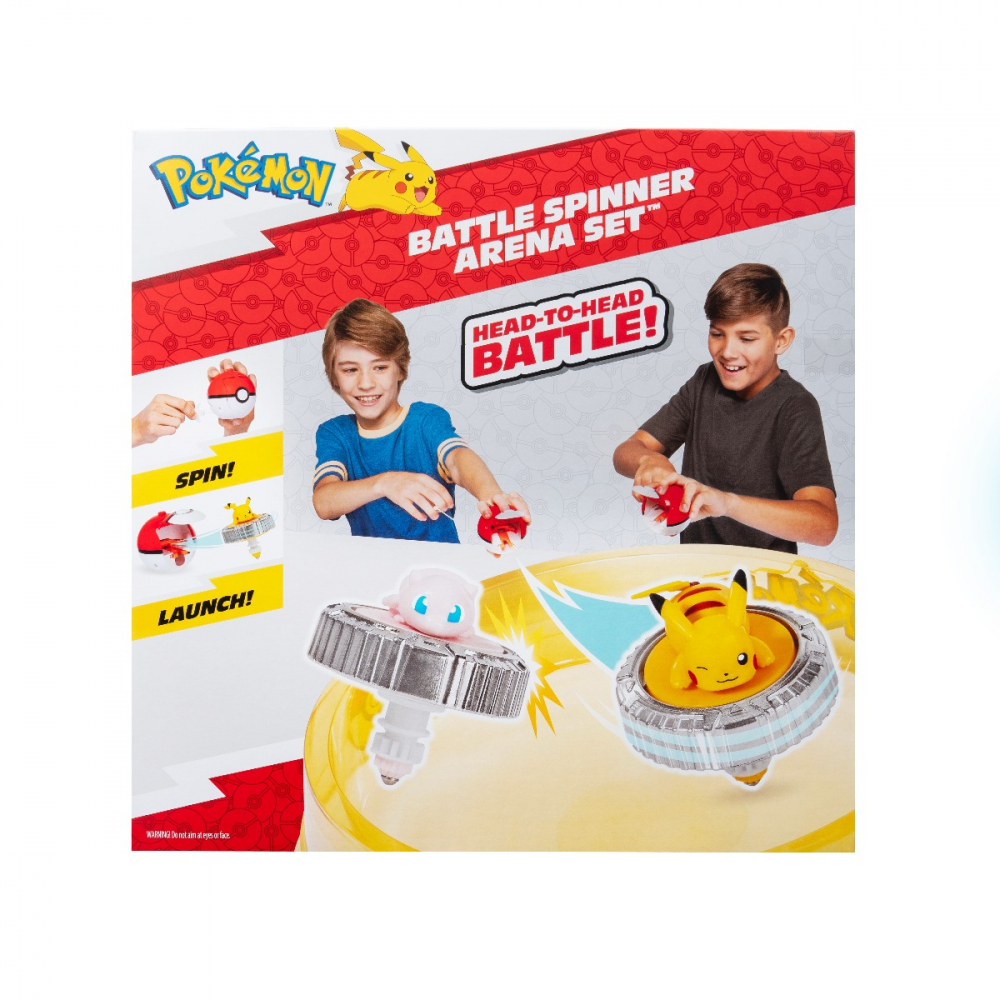Pokemon - Set de joaca Battle Spinner cu doua figurine (Pikachu #1, Mew, PokÃ© Ball, & PokÃ© Ball) varsta 3-5 ani ,5-7 ani ,7-9 ani ,9-12 ani ,12-14 ani ,14-18 ani ,18+, Baieti [3]
