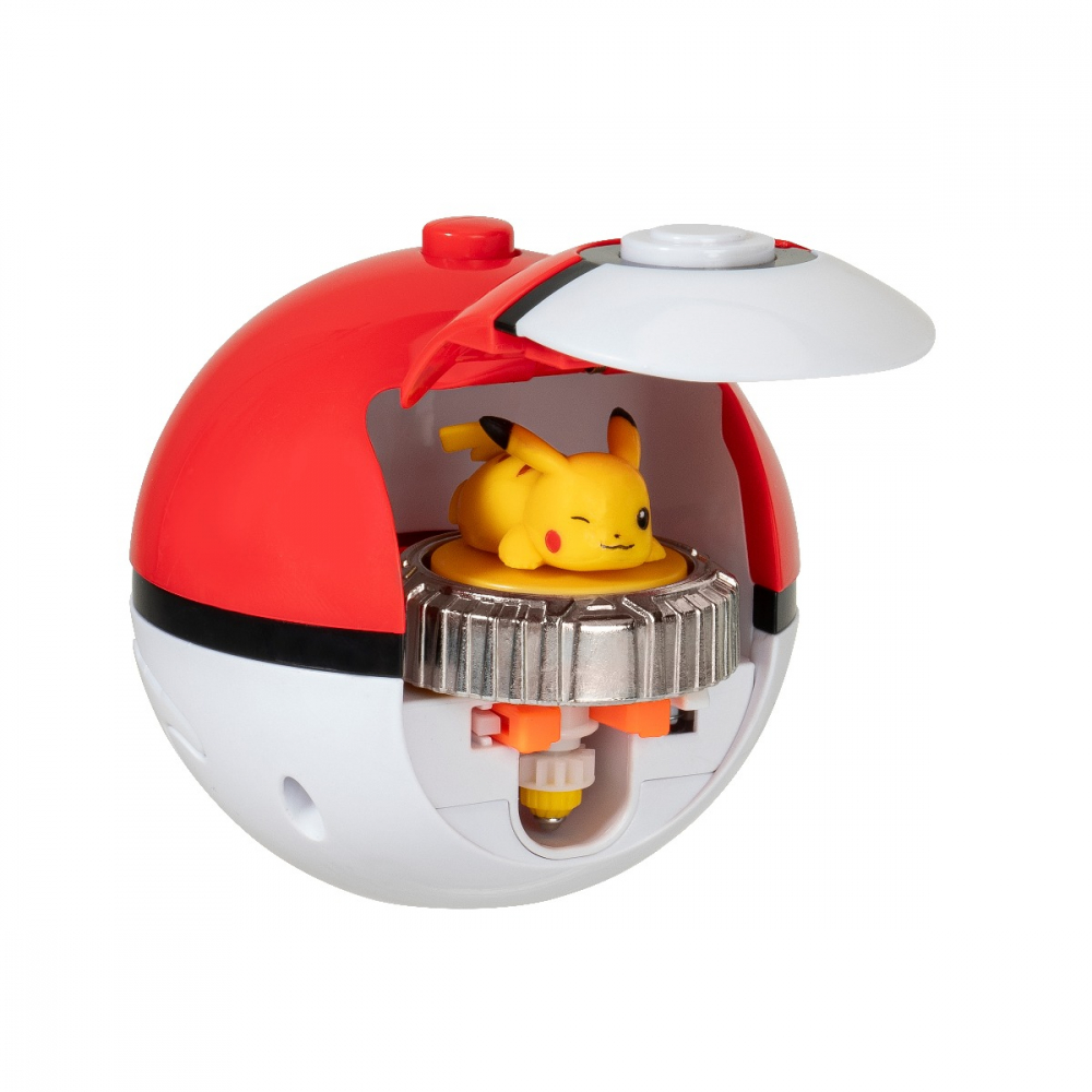 Pokemon - Set de joaca Battle Spinner cu doua figurine (Pikachu #1, Mew, PokÃ© Ball, & PokÃ© Ball) varsta 3-5 ani ,5-7 ani ,7-9 ani ,9-12 ani ,12-14 ani ,14-18 ani ,18+, Baieti [6]