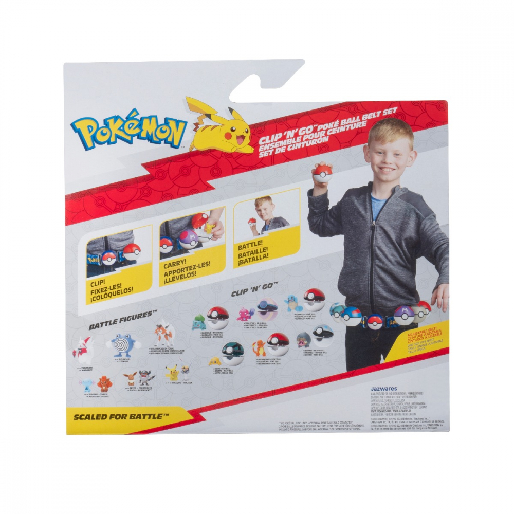 Pokemon - Set figurina si centura Clip n Go, Quaxly with PokÃ© Ball, Dive Ball & Water Themed Belt W16 varsta 3-5 ani ,5-7 ani ,7-9 ani ,9-12 ani ,12-14 ani ,14-18 ani ,18+, Baieti [9]