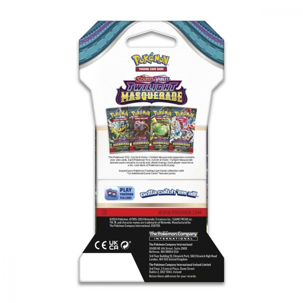 Pokemon TCG: SV06 Twilight MasqueradeÂ  - 1 Blister Booster [6]