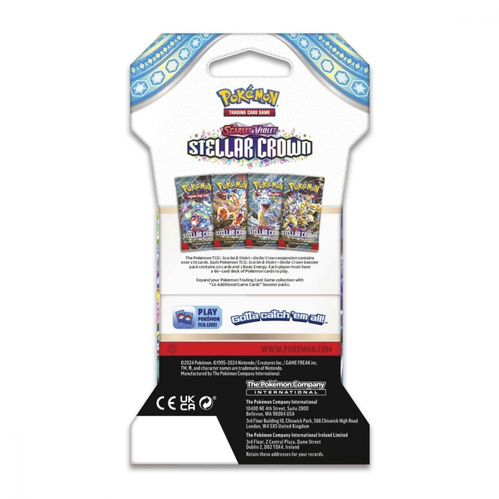 Pokemon TCG: SV07 Stellar Crown - 1 Blister Booster [6]