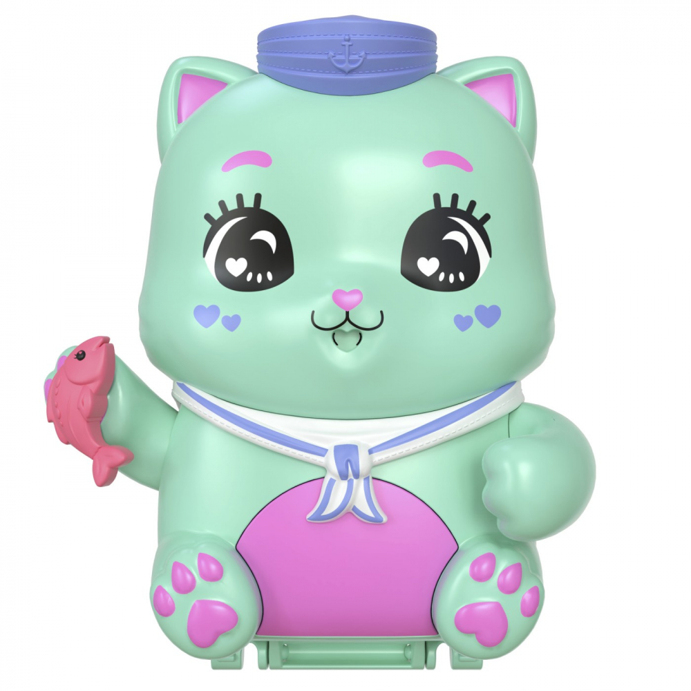 Polly pocket set gentuta animalut pisicuta marinar cu accesorii, varsta de la 4 ani la 8 ani [3]