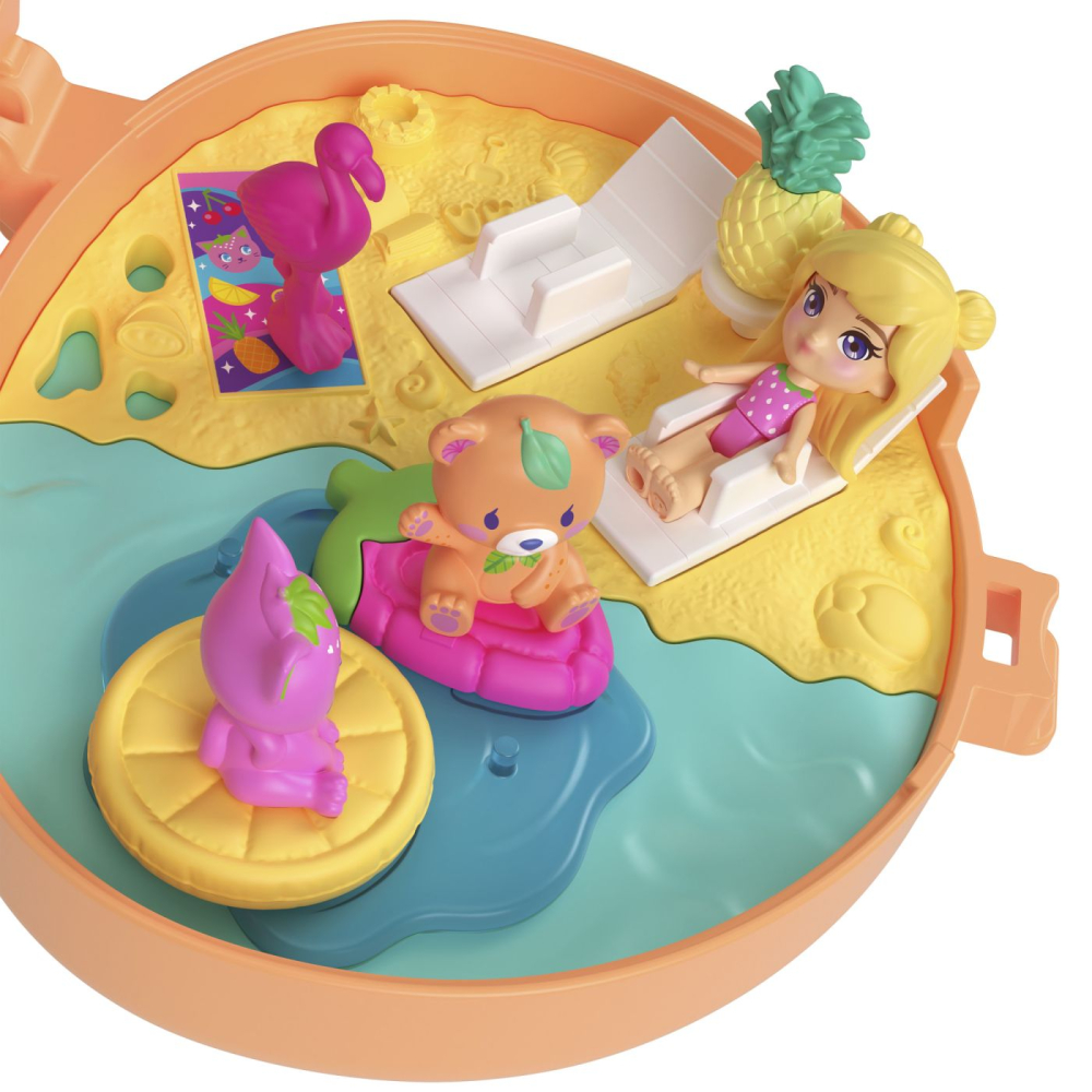Polly pocket set gentuta animalut ursulet roz cu accesorii copii varsta 4 ani - 8 ani [9]