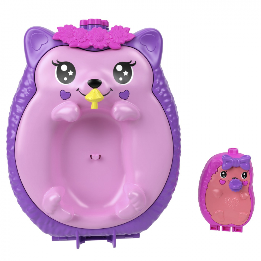 Polly pocket set gentuta ariciul mama si puiul, varsta de la 4 ani la 8 ani [2]