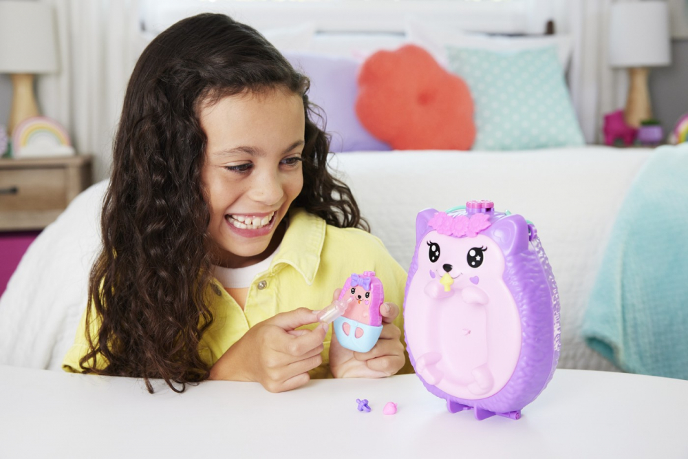 Polly pocket set gentuta ariciul mama si puiul, varsta de la 4 ani la 8 ani [5]