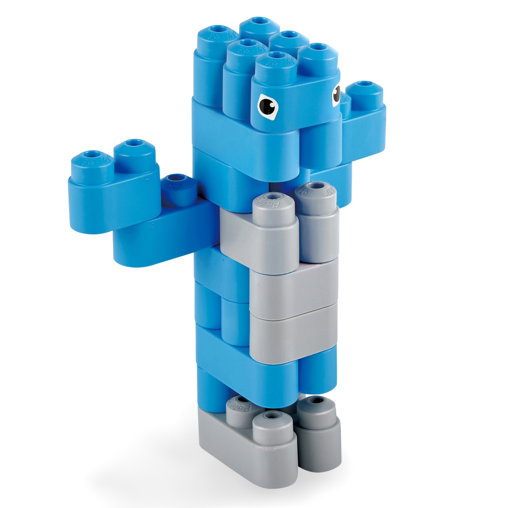 PolyM - Building Block Set (128 piese), copii varsta 18 luni+,3 ani+,6 ani+ [10]