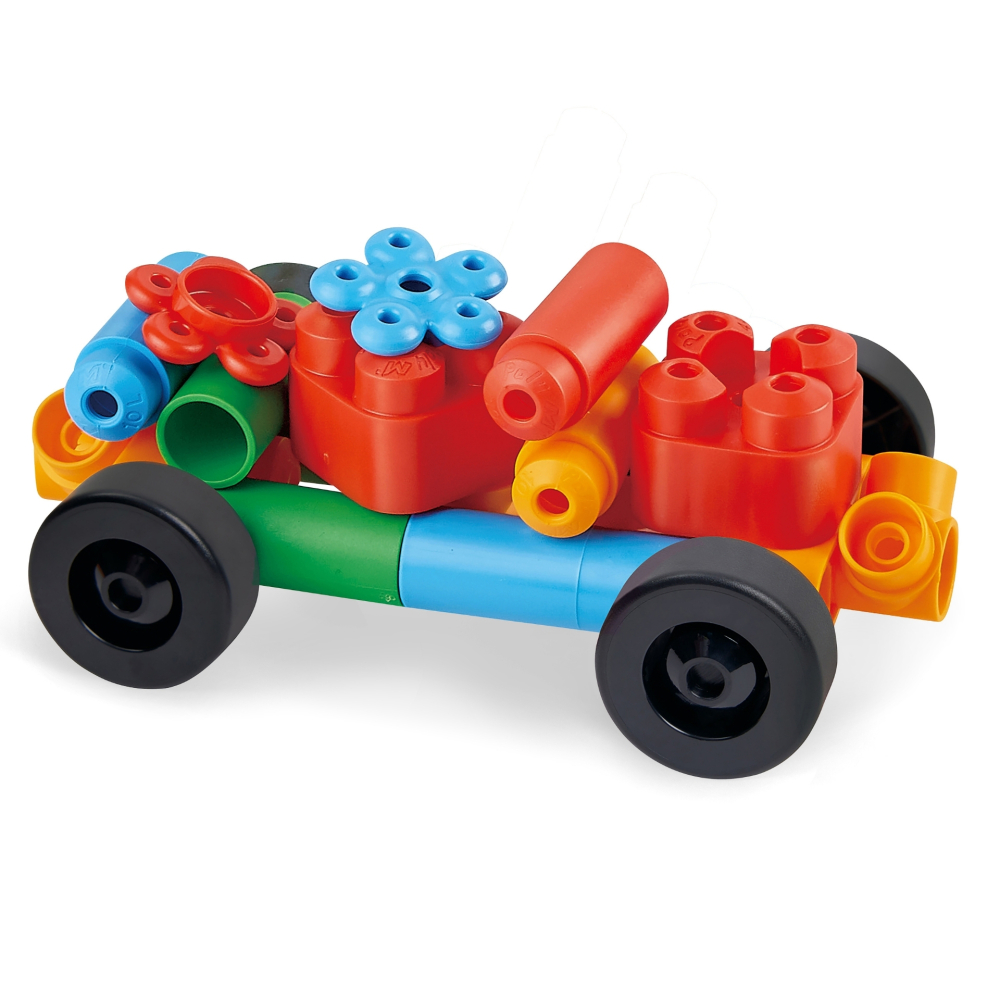 PolyM - Building Block Set (128 piese), copii varsta 18 luni+,3 ani+,6 ani+ [7]