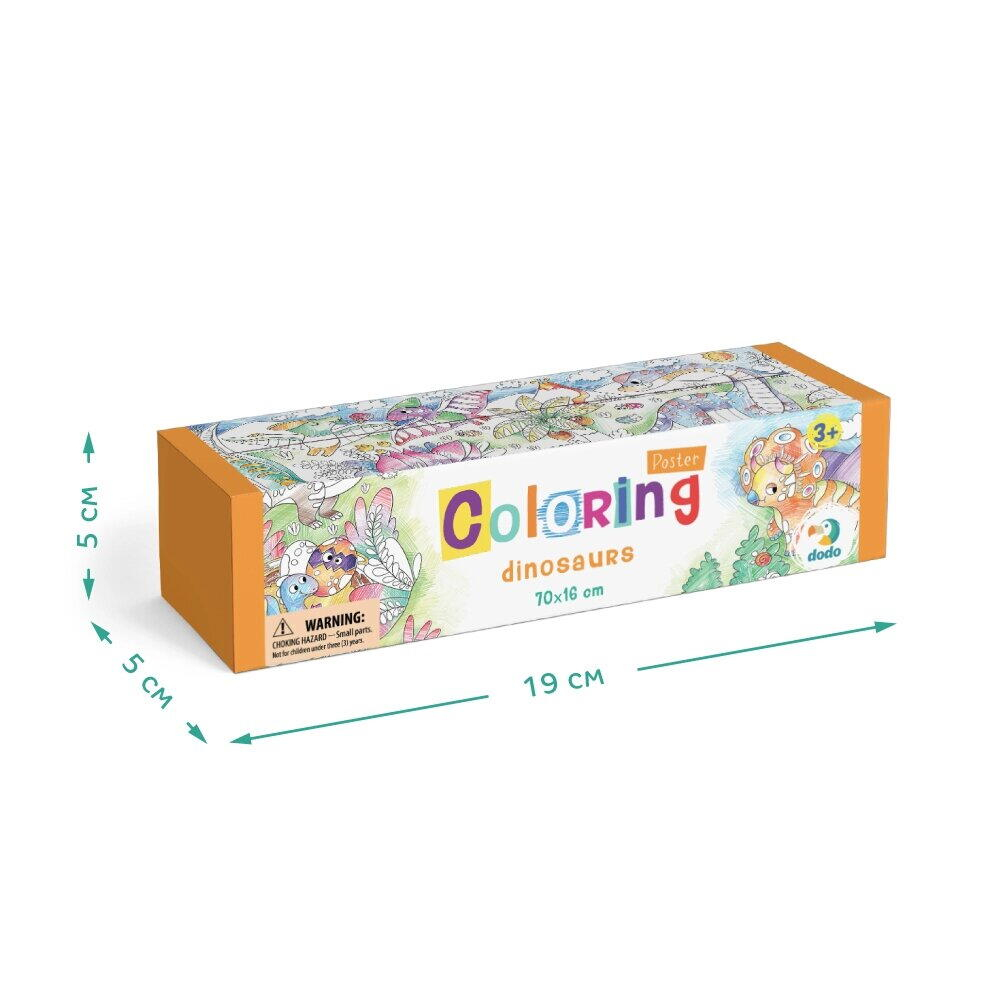 Poster de colorat - Dinozauri [3]