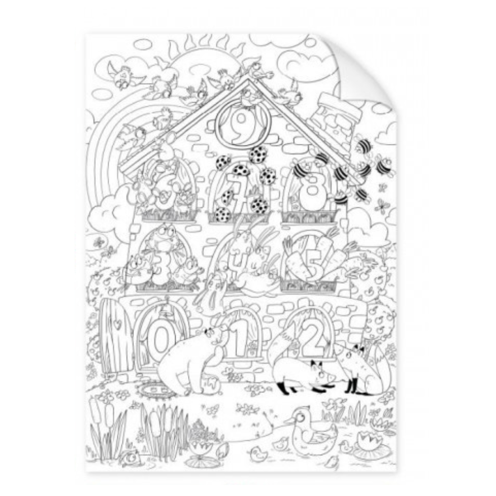 Poster de colorat - Numere [1]