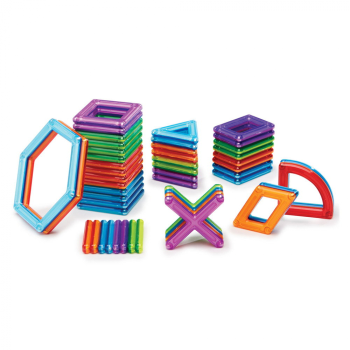 PowerClix Frames, set magnetic, 48 piese, Guidecraft, 4+ ani [5]