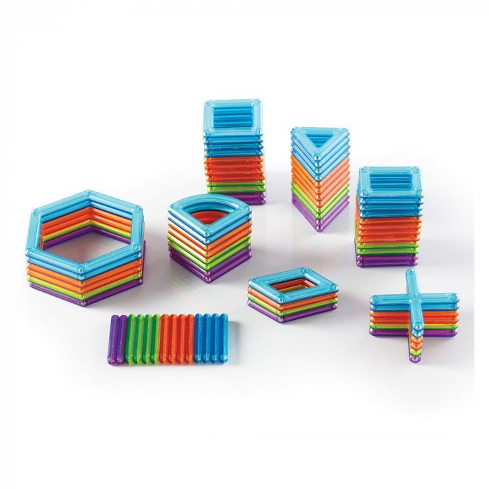 PowerClix Frames, set magnetic, 74 piese, Guidecraft, 4+ ani [5]