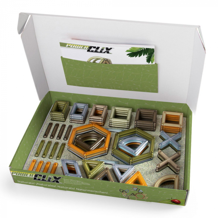 PowerClix Natural Frames, 74 piese, Guidecraft, 4-10 ani [6]