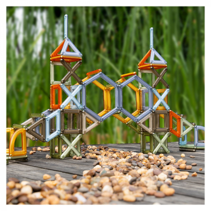 PowerClix Natural Frames, 74 piese, Guidecraft, 4-10 ani [3]