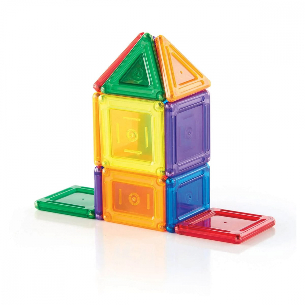 PowerClix Solids, set magnetic, 24 piese, Guidecraft, 3-10 ani [3]