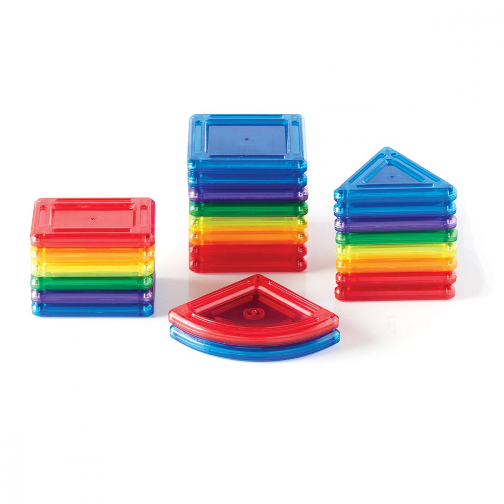 PowerClix Solids, set magnetic, 24 piese, Guidecraft, 3-10 ani [5]