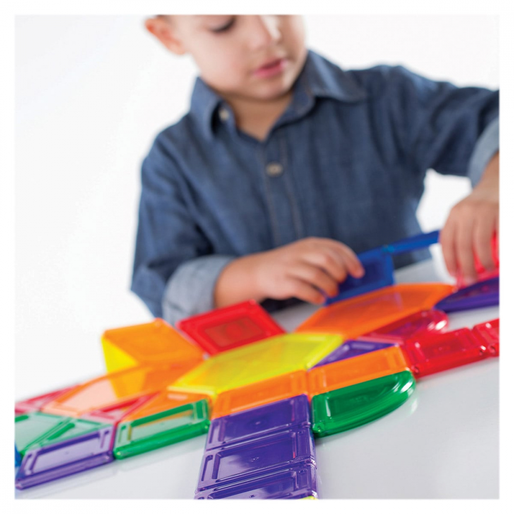 PowerClix Solids, set magnetic, 24 piese, Guidecraft, 3-10 ani [2]