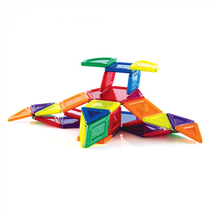 PowerClix Solids, set magnetic, 44 piese, Guidecraft, 4+ ani [7]