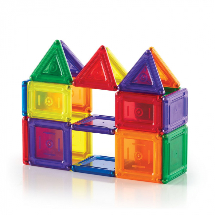 PowerClix Solids, set magnetic, 44 piese, Guidecraft, 4+ ani [2]