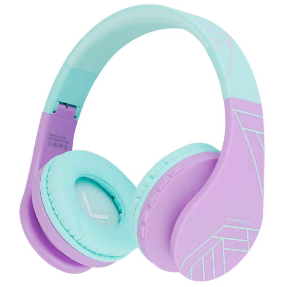 PowerLocus Casti pentru copii, Wireless, P1 Teal Purple [2]