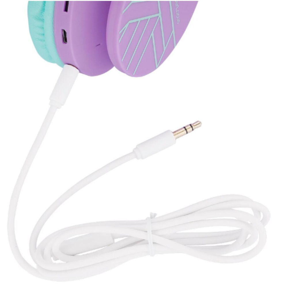 PowerLocus Casti pentru copii, Wireless, P1 Teal Purple [4]