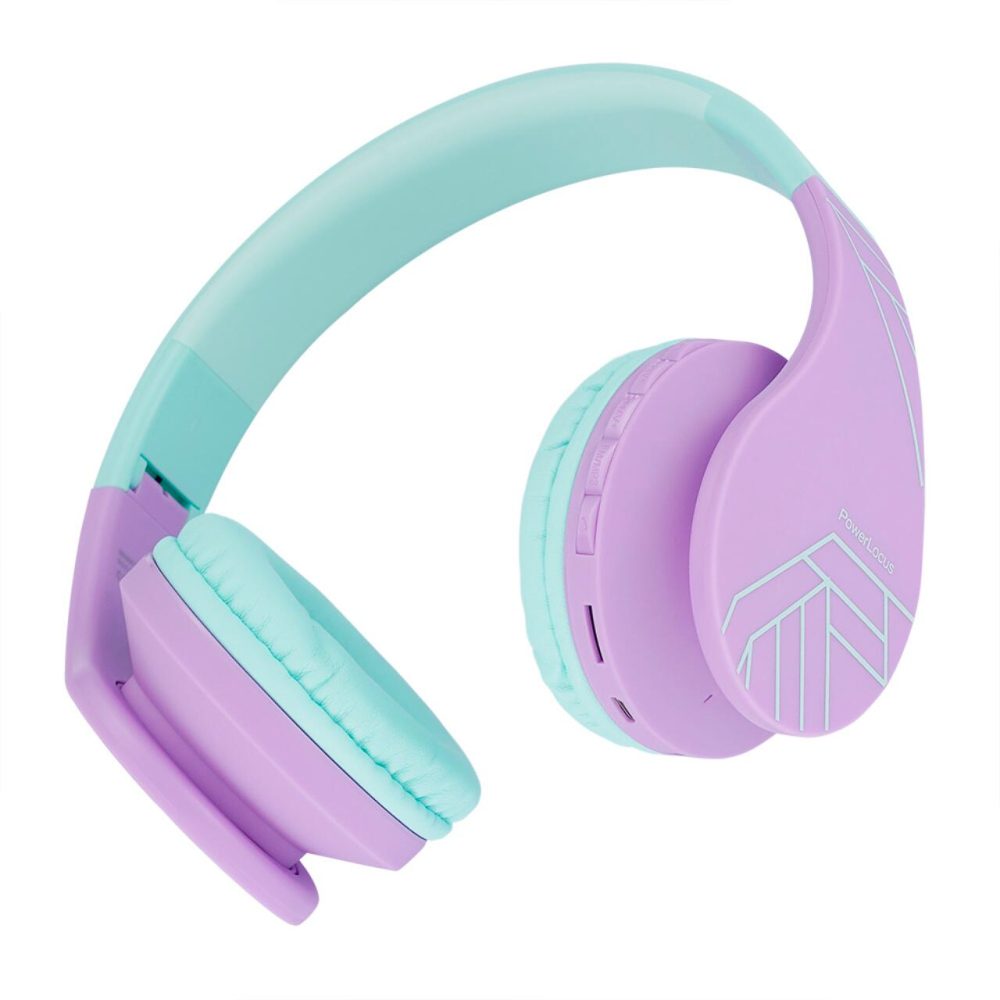 PowerLocus Casti pentru copii, Wireless, P1 Teal Purple [3]