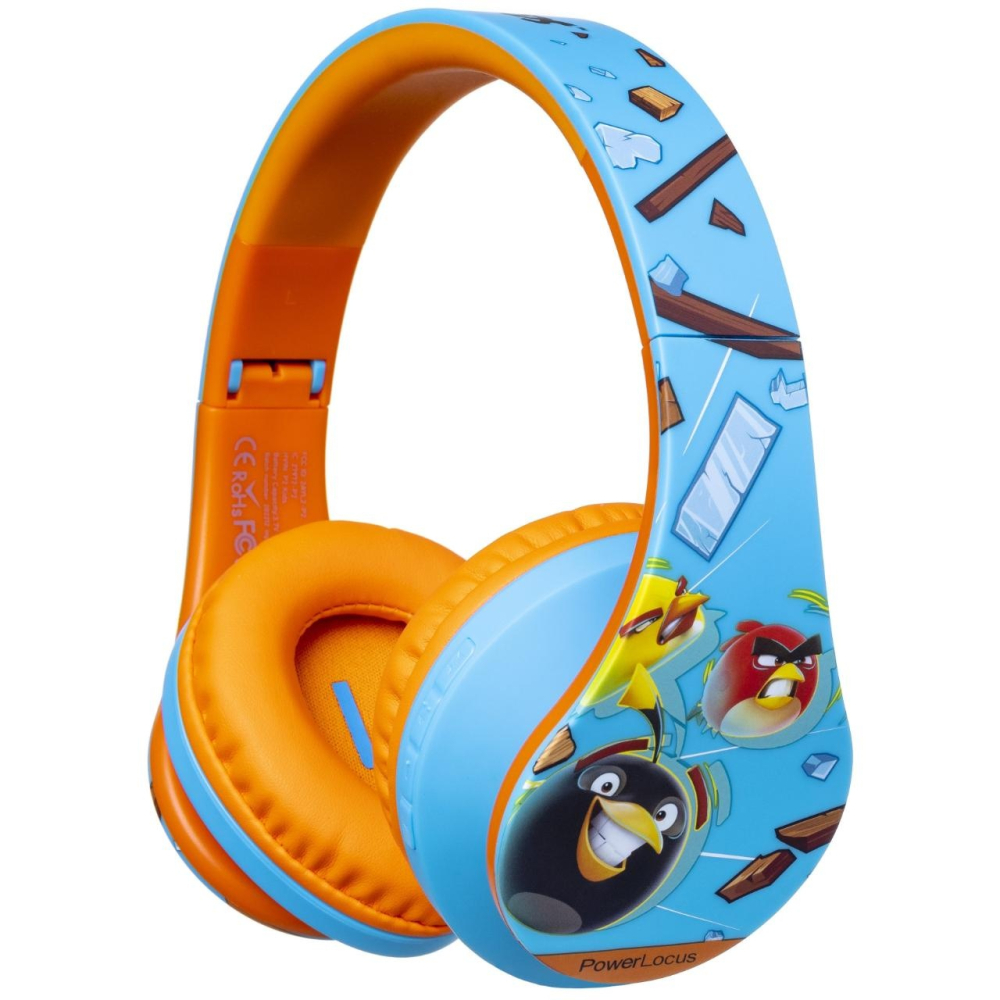 PowerLocus Casti pentru copii, Wireless, P2 Angry Birds Orange [8]