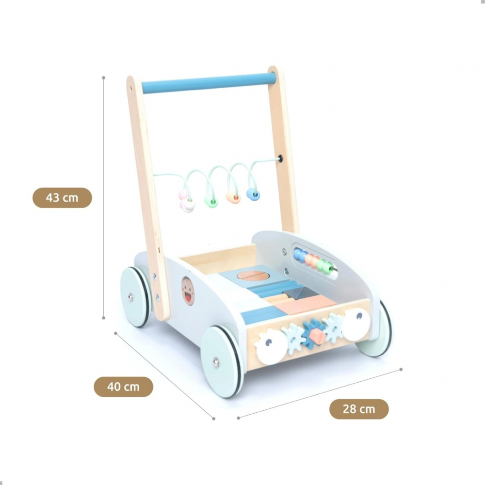 Premergator albastru 5 in 1, UMU Toys, varsta 1 - 3 ani, Baiat, Fata [3]