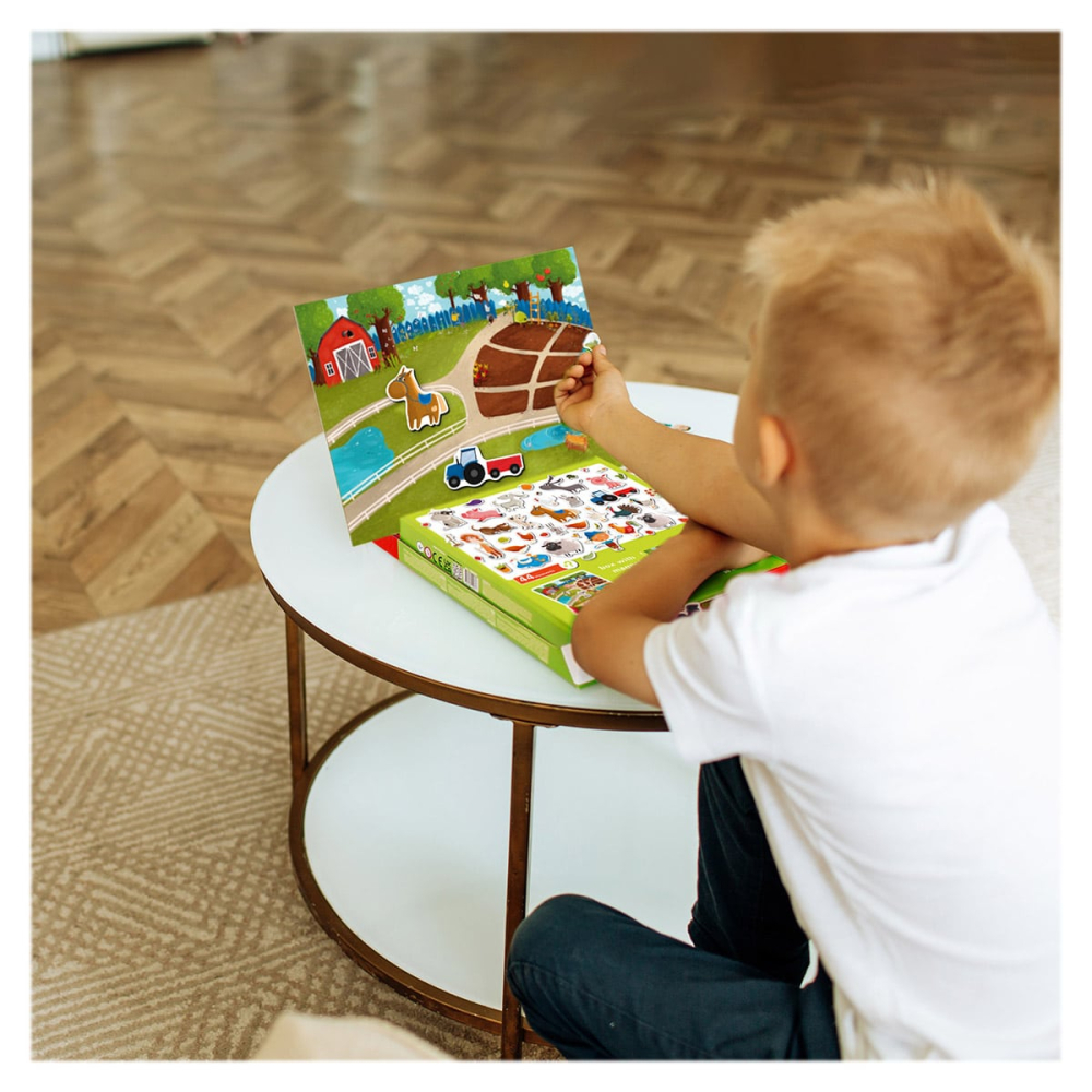 Prima mea ferma, set magnetic, 44 piese, copii varsta 3-7 ani [3]