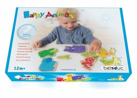 Primul meu puzzle Animale vesele - Beleduc [1]