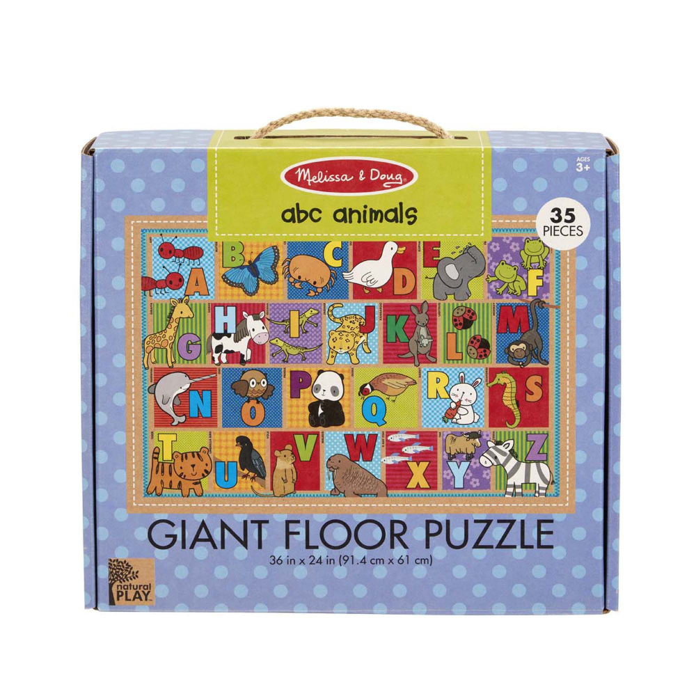 Primul meu puzzle de podea eco Alfabetul Animalelor - Melissa and Doug [1]