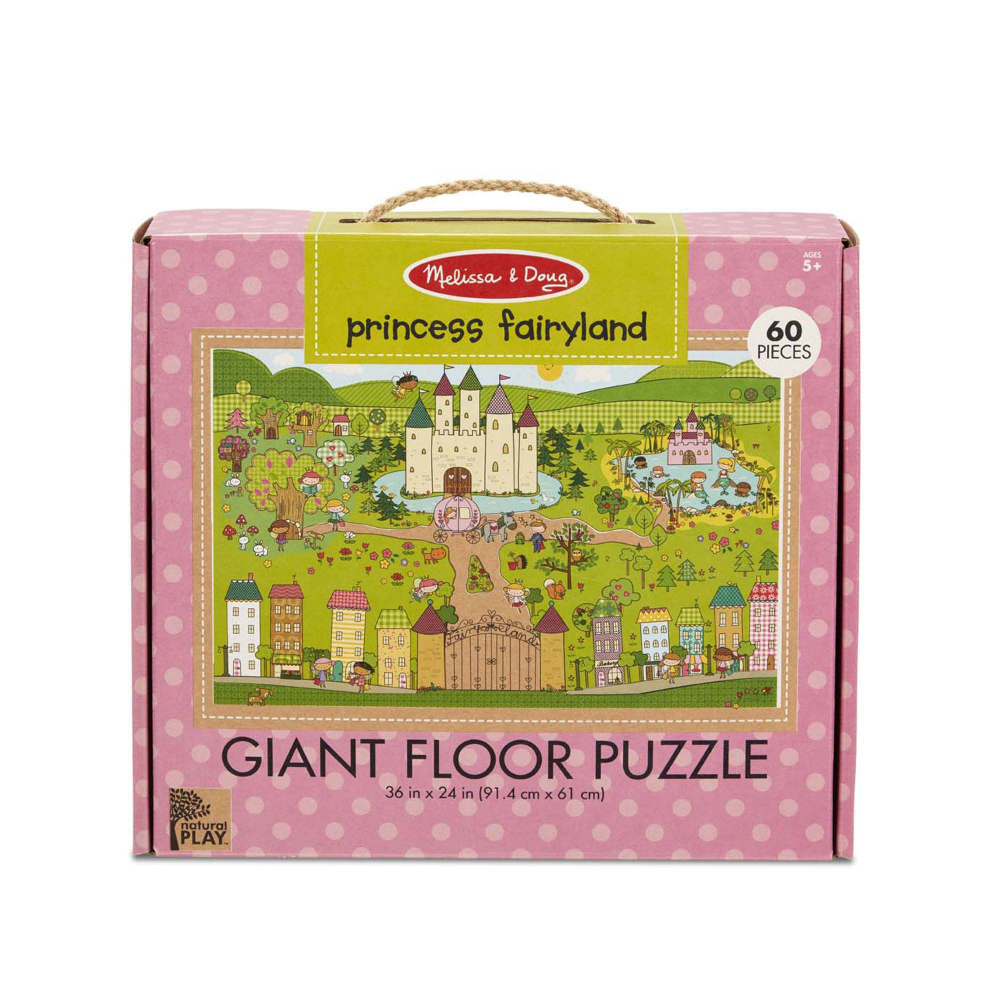 Primul meu puzzle de podea eco Tinutul Printelesor - Melissa & Doug [1]