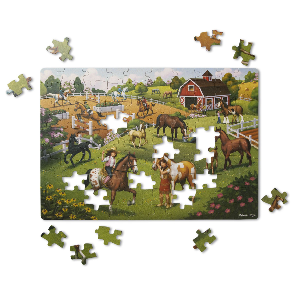 Primul meu puzzle eco din carton Calutii - Melissa & Doug [1]
