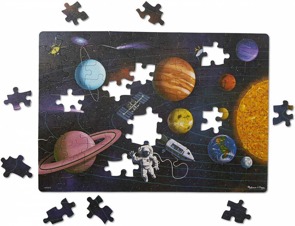 Primul meu puzzle eco din carton Spatiul - Melissa & Doug [1]