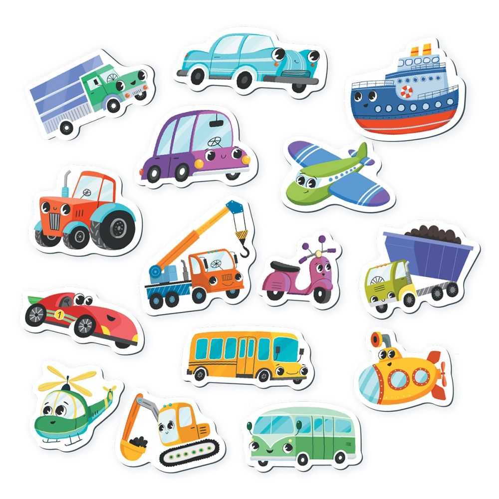 Primul meu set magnetic, Mijloace de transport, copii varsta 3-5 ani [3]
