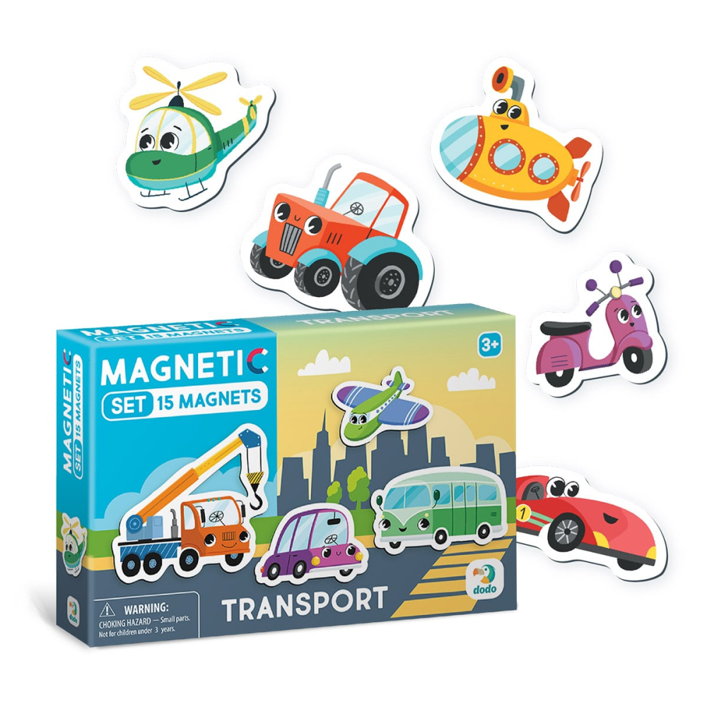 Primul meu set magnetic, Mijloace de transport, copii varsta 3-5 ani [2]
