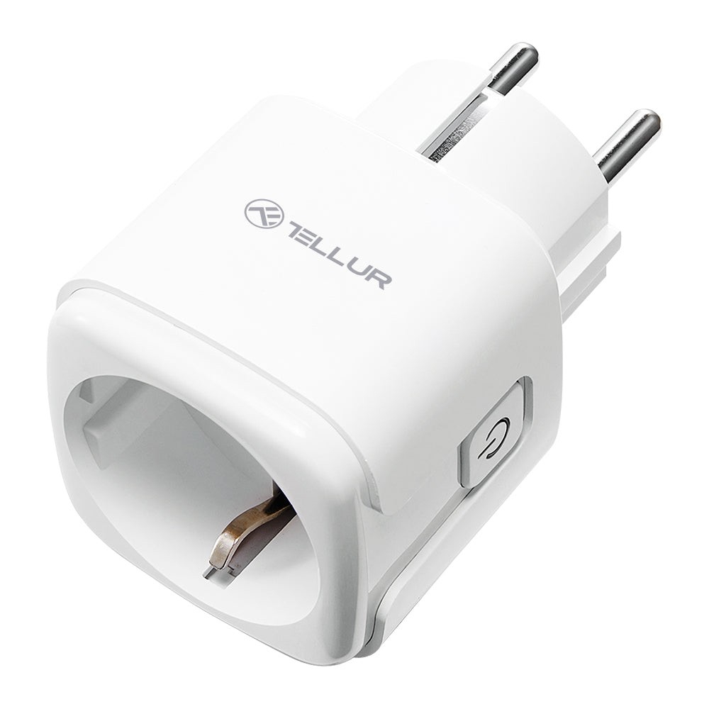 Priză WiFi Tellur Smart, monitorizare consum, 3680W, 16A, alb [12]