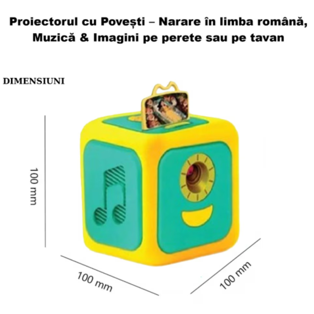 Proiector cu povesti pentru copii, narare in limba Romana si oprire automata [5]