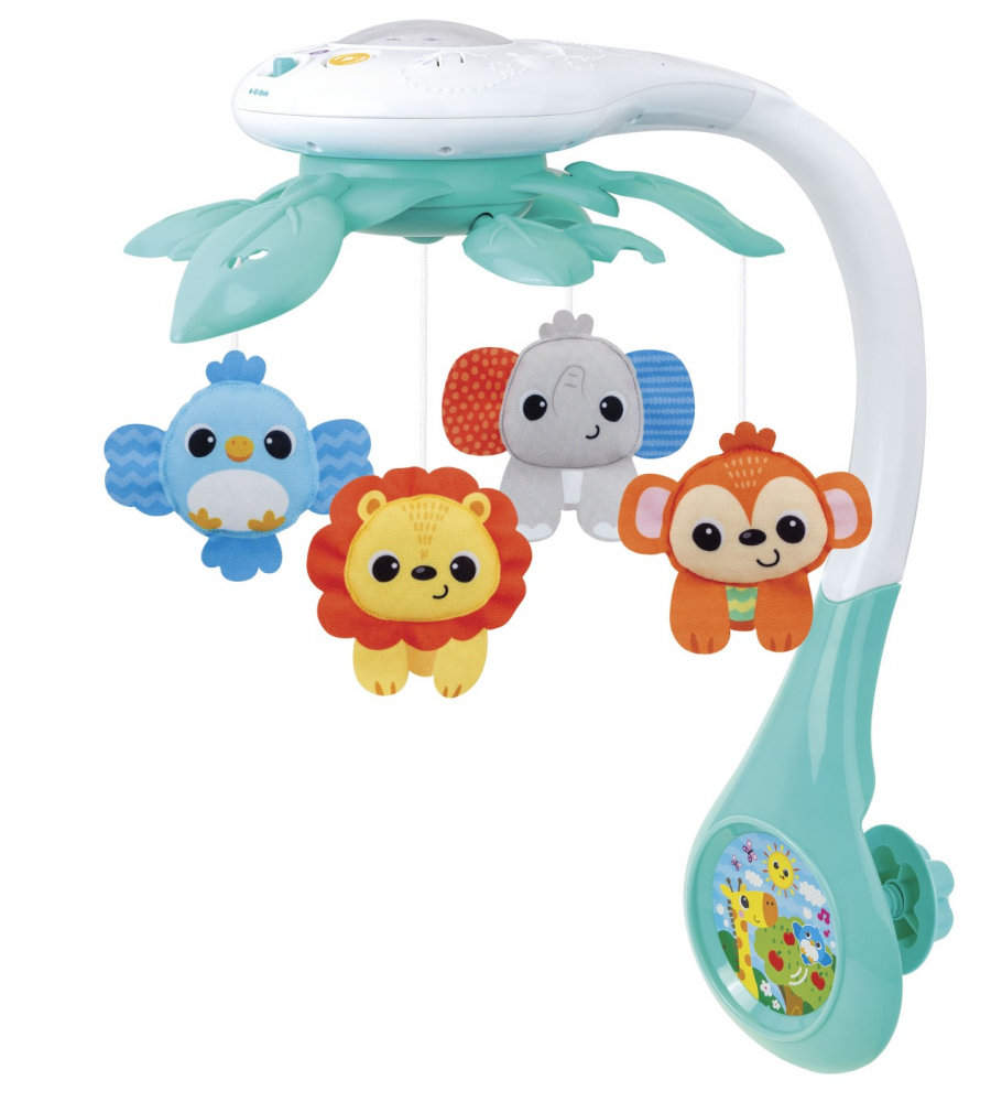 Proiector mobil animalute din jungla pentru bebelusi, winfun, varsta de la 0 luni la 2 ani [7]