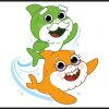 Proiector tip lanterna - Baby Shark [6]