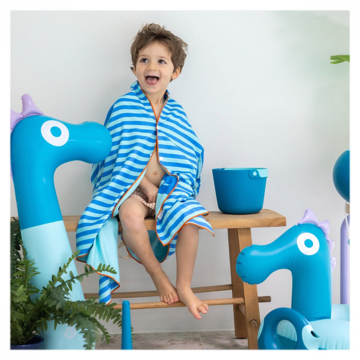 Prosop de plaja cu traseu auto, 140 x 70 cm, Quut Toys, 1-9 ani [3]