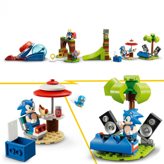 Provocarea cu sfera de viteza a lui Sonic, varsta de la 6 ani la 12 ani [7]