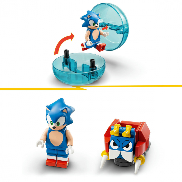 Provocarea cu sfera de viteza a lui Sonic, varsta de la 6 ani la 12 ani [8]