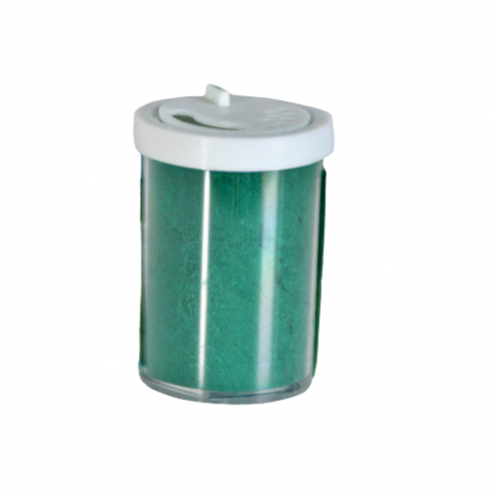 Pudra de catifea, verde, in shaker, 4.5 gr [2]